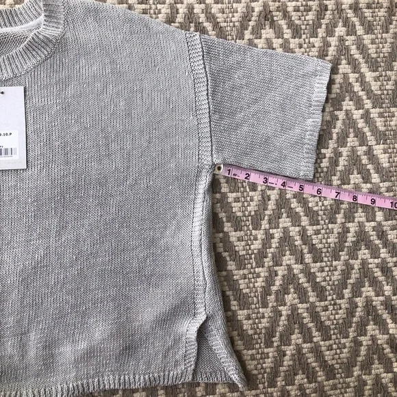 Poetry short sleeve linen knit sweater top size 6 - Picture 10 of 13
